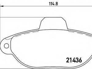 Гальмівні колодки дискові BREMBO P24147 на FORD KA (RU8)