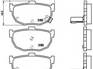 Гальмівні колодки дискові BREMBO P30003 на NISSAN BLUEBIRD (T72 , T12)