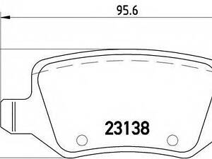 Гальмівні колодки дискові BREMBO P50058 на MERCEDES-BENZ A-CLASS (W168)