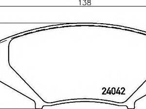 Гальмівні колодки дискові BREMBO P49034 на MAZDA RX 8 (SE17)