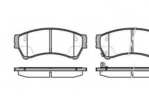 Гальмівні колодки дискові ROADHOUSE 2119602 на MAZDA 6 Sport (GH)