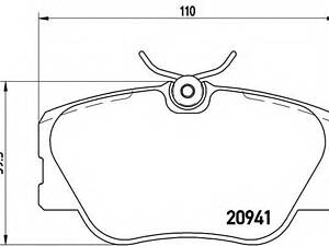 Гальмівні колодки дискові BREMBO P50008 на MERCEDES-BENZ 190 седан (W201)