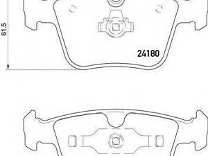 Гальмівні колодки дискові BREMBO P50116 на MERCEDES-BENZ S-CLASS седан (W221)