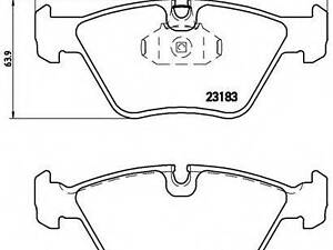 Гальмівні колодки дискові BREMBO P06043 на ROVER 75 седан (RJ)