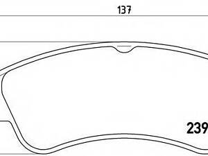 Гальмівні колодки дискові BREMBO P61066 на CITROËN XSARA PICASSO (N68)