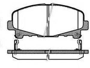 Гальмівні колодки дискові ROADHOUSE 2139002 на HONDA ACCORD EURO VIII седан (CU)