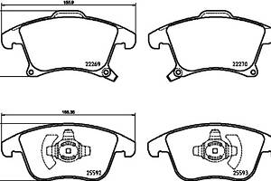 Гальмівні колодки Ford Galaxy, Mondeo V, S-Max Ford Usa Fusion Lincoln Mkz 1.0-3.5 09.06-