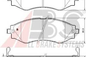 Тормозные колодки Gentra/Kalos/Lacetti/Nubira/Rezzo (00-22)