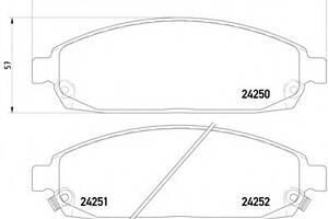 Гальмівні колодки Grand Cherokee/Commander 05-10 3.0-5.7