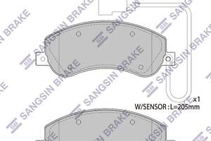 Гальмiвнi колодки кт. FORD TRANSIT TOURNEO / FORD TOURNEO CONNECT 2002-2014 г.