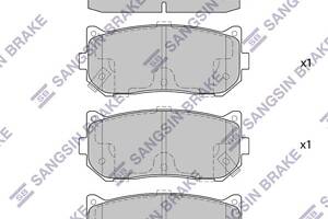 Гальмiвнi колодки кт. KIA SHUMA (FB) / KIA CERATO (FB) 1992-2011 г.