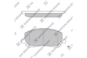 Гальмiвнi колодки кт. LEXUS RX (MCU15) / TOYOTA HARRIER (_U1_) 1997-2008 г.