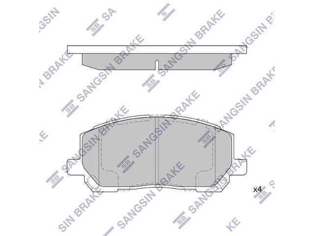 Гальмiвнi колодки кт. LEXUS RX (MCU15) / TOYOTA HARRIER (_U1_) 1997-2008 г.