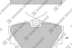 Гальмiвнi колодки кт. NISSAN NV300 (X82) / OPEL VIVARO A (X83) 2001-2020 г.