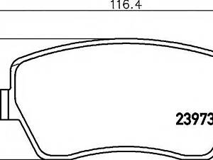 Гальмівні колодки LADAMERCEDESNISSANRENAULT VestaCitanNP200LoganZoe F 02&gt &gt TEXTAR 2397301 на DACIA LOGAN пикап (US