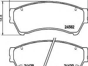 Гальмівні колодки LINCOLNMAZDA Zephyr6 F 04&gt &gt TEXTAR 2458202 на MAZDA 6 Sport (GH)