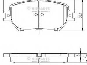 Гальмівні колодки NIPPARTS J3602099 на TOYOTA CAMRY седан (_CV2_, _XV2_)