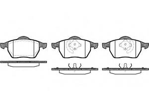 Гальмівні колодки пер. A3/Golf/Passat 1.4-2.9 94-10 (ATE)