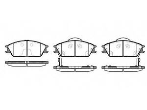 Гальмівні колодки пер. AccentAccord 94-10 WOKING P324322 на HYUNDAI EXCEL I (X-3)