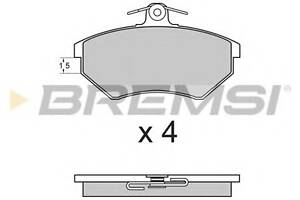 Гальмівні колодки пер. Audi 80/100/A4 78-00 (TRW) (119x70x19,4) без датчика