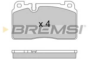 Тормозные колодки пер. Audi A6/A7/Q5 10- (Brembo)