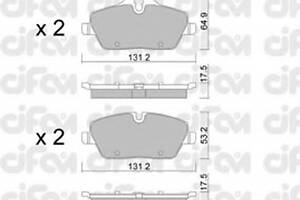 Гальмівні колодки пер. BMW 1 E87/Mini Cooper 1.2-2.0 03-12