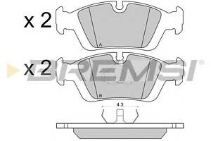 Гальмівні колодки пер. BMW 3 (E36/E46) 94-07 (ATE)