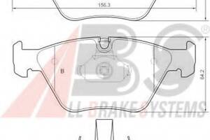 Гальмівні колодки пер. BMW 3(E46) 99-07/X3(E83) 03-11 (ATE)