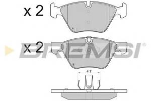 Тормозные колодки пер. BMW 3(E90)/1(E81) 04-13(ATE) (154,8x63,6x20)