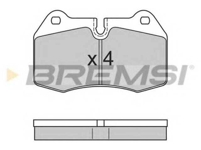 Гальмівні колодки пер. BMW 5(E39)/7(E38) 96-04 (brembo)