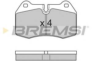 Тормозные колодки пер. BMW 5(E39)/7(E38) 96-04 (brembo)