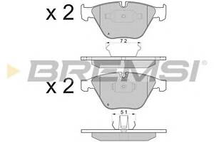 Тормозные колодки пер. BMW 5(E60)/7(E65) 02-10 (ATE) (155,1x68,5x20,3)