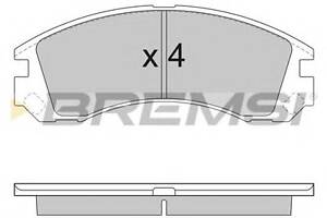 Гальмівні колодки пер. C-Crosser/Peugeot 4007 07-