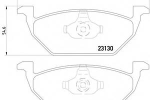 Гальмівні колодки пер. Caddy III/Golf V/Octavia/A3 96-