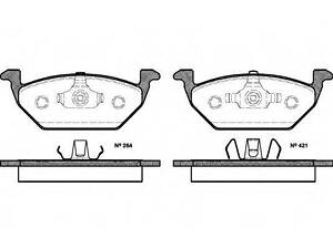 Гальмівні колодки пер. Caddy IIIGolf VPassat B6Octavia A5 1.2-2.0 05-15 WOKING P733320 на SEAT IBIZA V (6J5, 6P5)