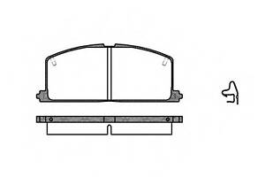 Гальмівні колодки пер. Camry/Carina/Celica/Corolla/Tercel (83-02)