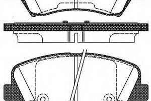 Гальмівні колодки пер. Ceed/Cerato/Elantra/Equus/i30 (09-21)