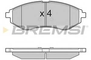 Гальмівні колодки пер. Chevrolet Aveo 06- (akebono)