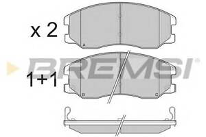 Гальмівні колодки пер. Chevrolet Captiva 06- (akebono)