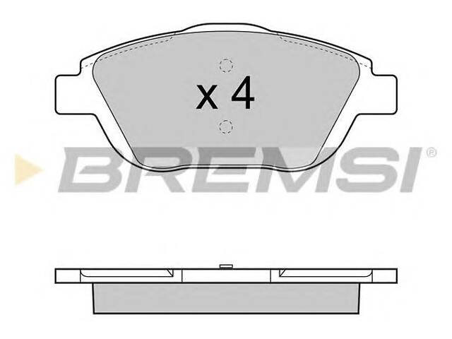 Тормозные колодки пер. Citroen C3/DS3 09- (Bosch)