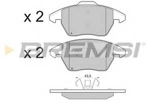 Гальмівні колодки пер. Citroen C4/Peugeot 207/208/307/308/Jetta IV 07-