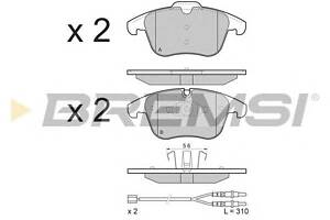 Гальмівні колодки пер. Citroen C5 09-/Peugeot 508 10- (ATE)