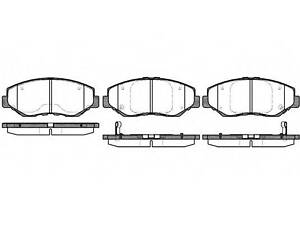 Тормозные колодки пер. CivicCR-V 05- WOKING P999300 на HONDA CR-V Mk II (RD_)