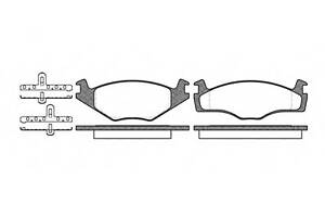 Гальмівні колодки пер. Cordoba/Golf/Ibiza/Jetta/Passat (81-02)