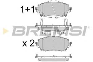Гальмівні колодки пер. Corolla/Auris 12- (Bosch)