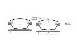 Гальмівні колодки пер. FIAT 500/PUNTO/QUBO/SKODA SUPERB/CITROËN NEMO 0.9-1.8 07-