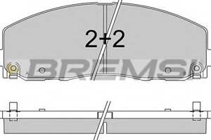 Гальмівні колодки пер. Fiat Freemont 11-/Dodge Caravan 08- (183x63.2x19.5)