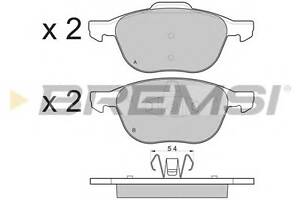 Гальмівні колодки пер. Focus/C-Max/Kuga 03-