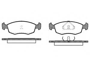 Гальмівні колодки пер. Ford Escort/Sierra 84-99 (ATE)