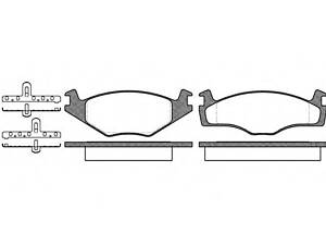 Гальмівні колодки пер. Golf II/III/Jetta I/II/Passat -97